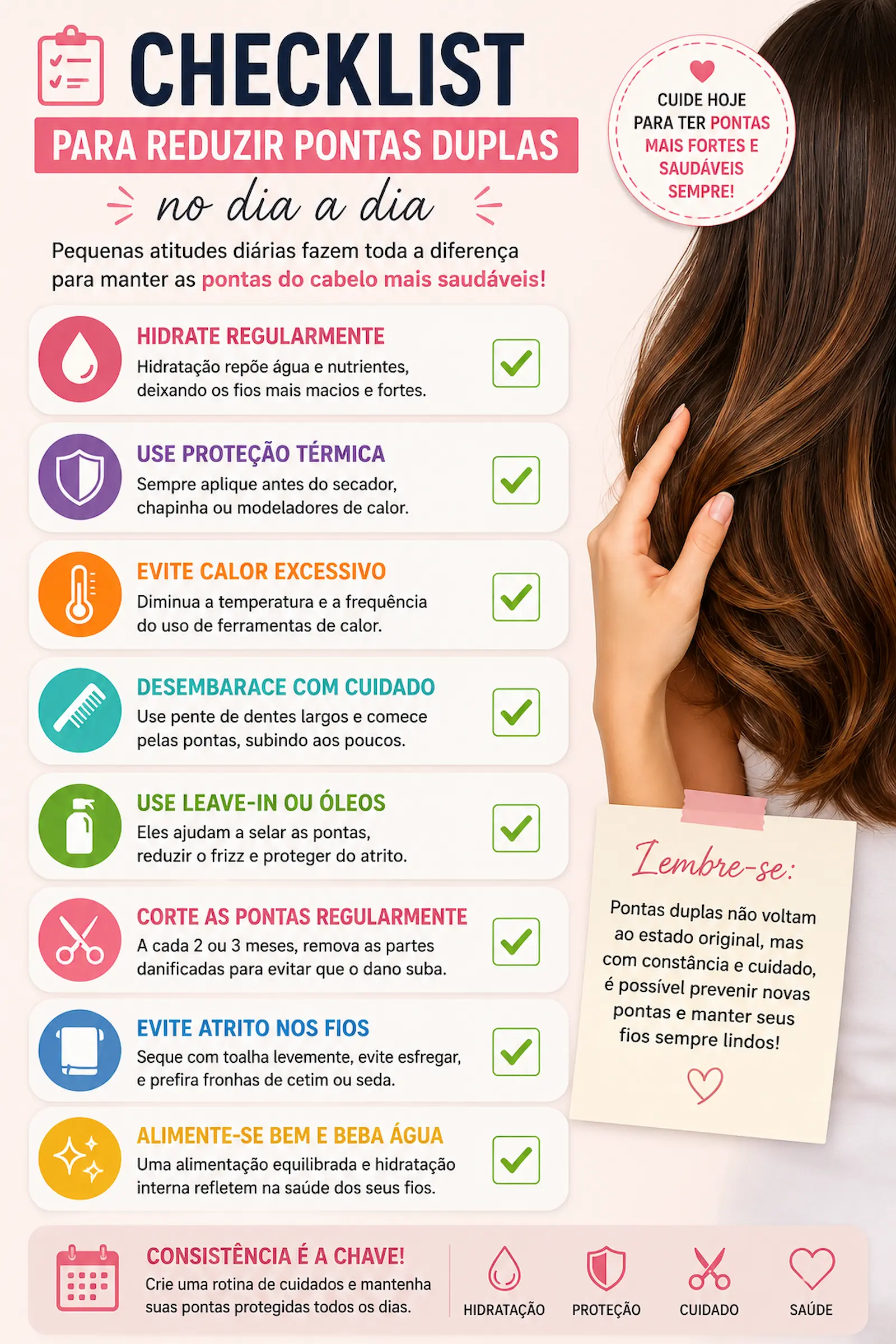 Checklist para reduzir pontas duplas no dia a dia