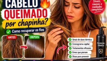 Cabelo queimado por chapinha: como recuperar os fios