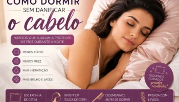 Como dormir sem danificar o cabelo: hábitos que ajudam a proteger os fios durante a noite