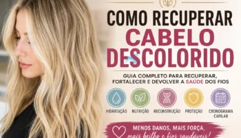 Como recuperar cabelo descolorido: guia completo