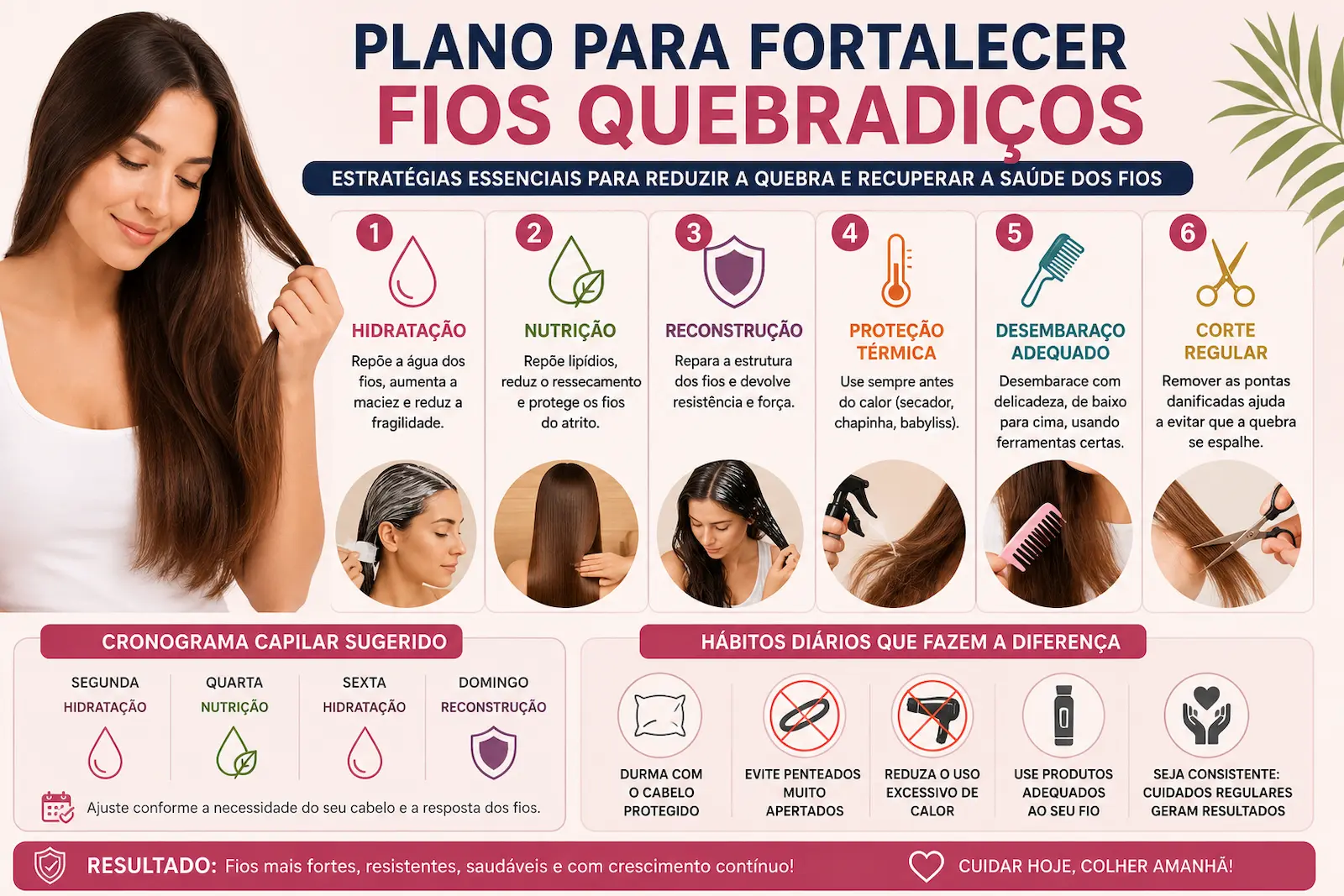 Plano para fortalecer fios quebradiços