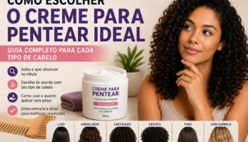 Como escolher o creme para pentear ideal: guia completo para cada tipo de cabelo
