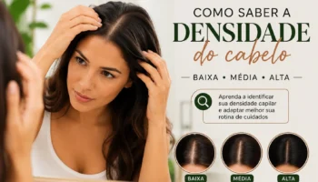 Como saber se o cabelo tem baixa, média ou alta densidade?