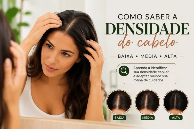 Como saber se o cabelo tem baixa, média ou alta densidade?