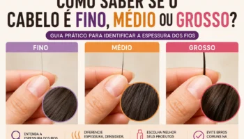 Como saber se o cabelo é fino, médio ou grosso? Guia prático
