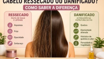 Como saber se o cabelo está ressecado ou danificado?
