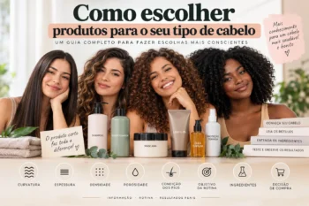 Como escolher produtos para o seu tipo de cabelo