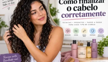 Como Finalizar o Cabelo Corretamente: Guia Completo