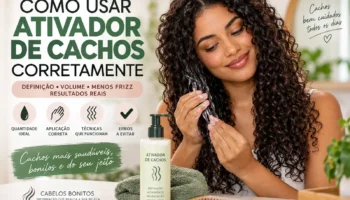 Como usar ativador de cachos corretamente