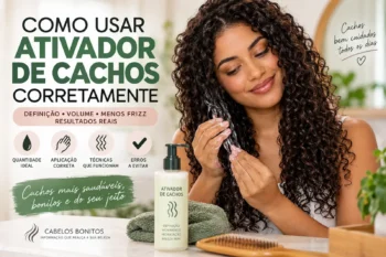 Como usar ativador de cachos corretamente